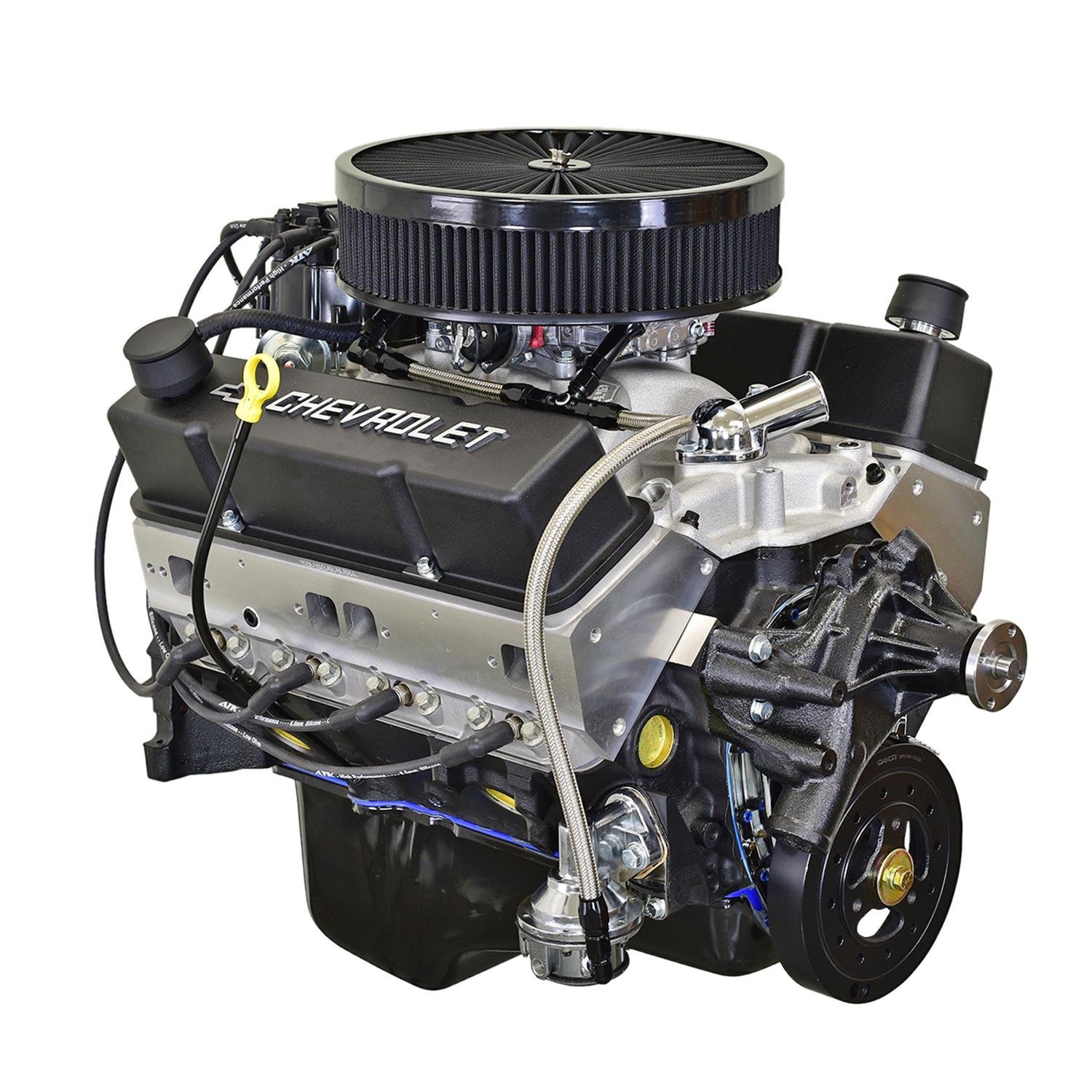 ATK HP89CBLK GM 350 Stage 3 Long Block Crate Engine – 390 HP High-Performance Chevy 350 for Street & Muscle Builds | Hammer Engines