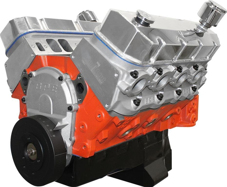 Crate Engine 572 BBC dressed W/ Polished Pulley Kit
