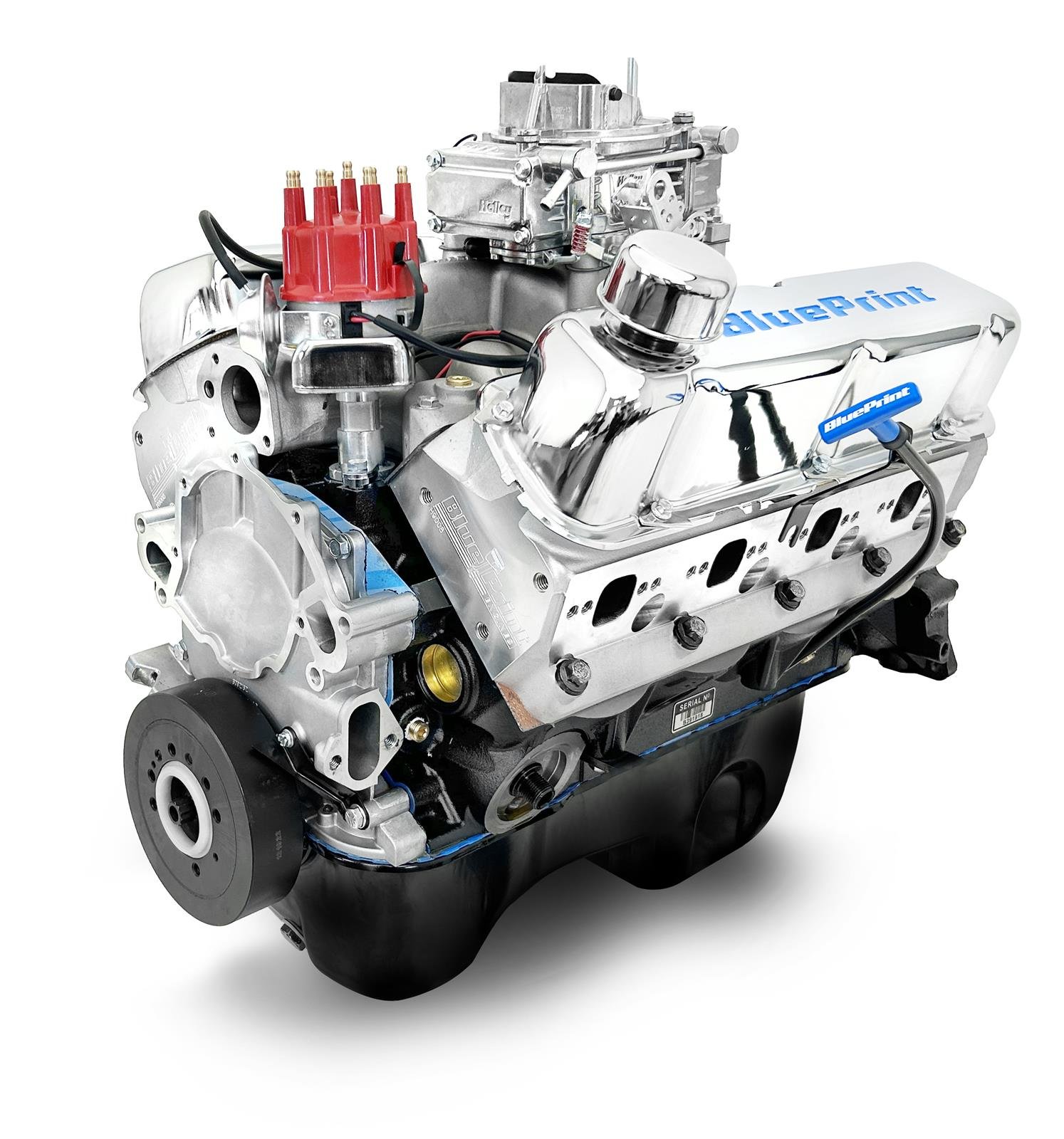 BluePrint Engines Ford 347 C.I.D. 415 HP Dressed Stroker Long Block Crate Engines BP3479RCTC